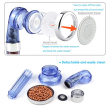 Load image into Gallery viewer, Anion Filter Adjustable Shower Head - BitGadget Nexus