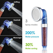Load image into Gallery viewer, Anion Filter Adjustable Shower Head - BitGadget Nexus
