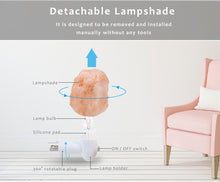 Load image into Gallery viewer, LightMe™ Hand Carved Salt Crystal Wall Lamp - BitGadget Nexus
